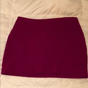 Express magenta mini skirt